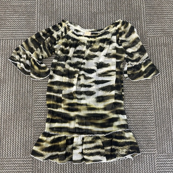 Pop St. Barth Off the Shoulder Coverup Mini Dress, size M/L - Picture 1 of 4
